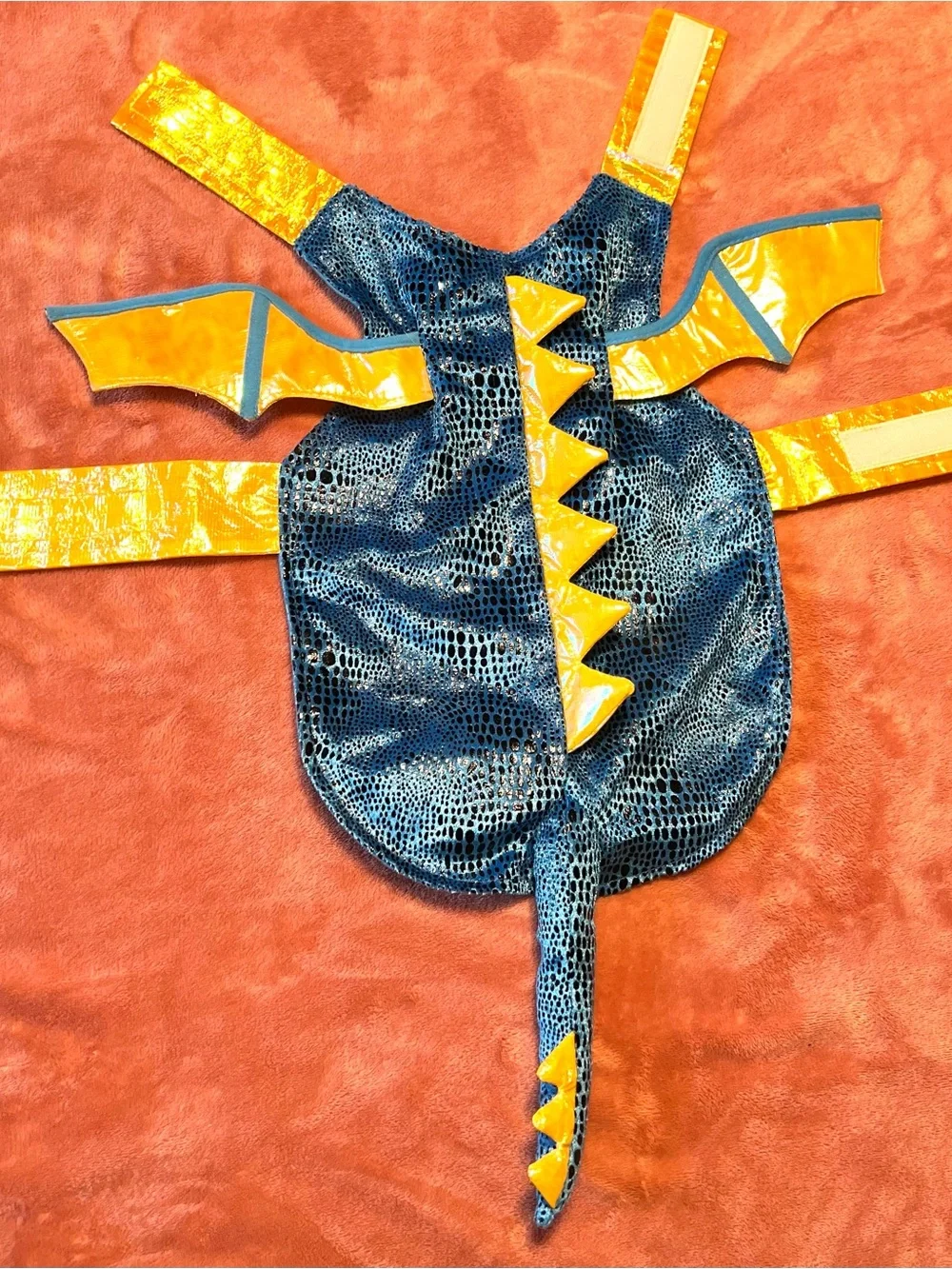 Small Dog-Blue and Yellow Dragon Costume